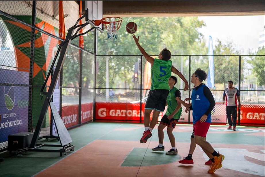 Cancha Gatorade El Salto en uso
